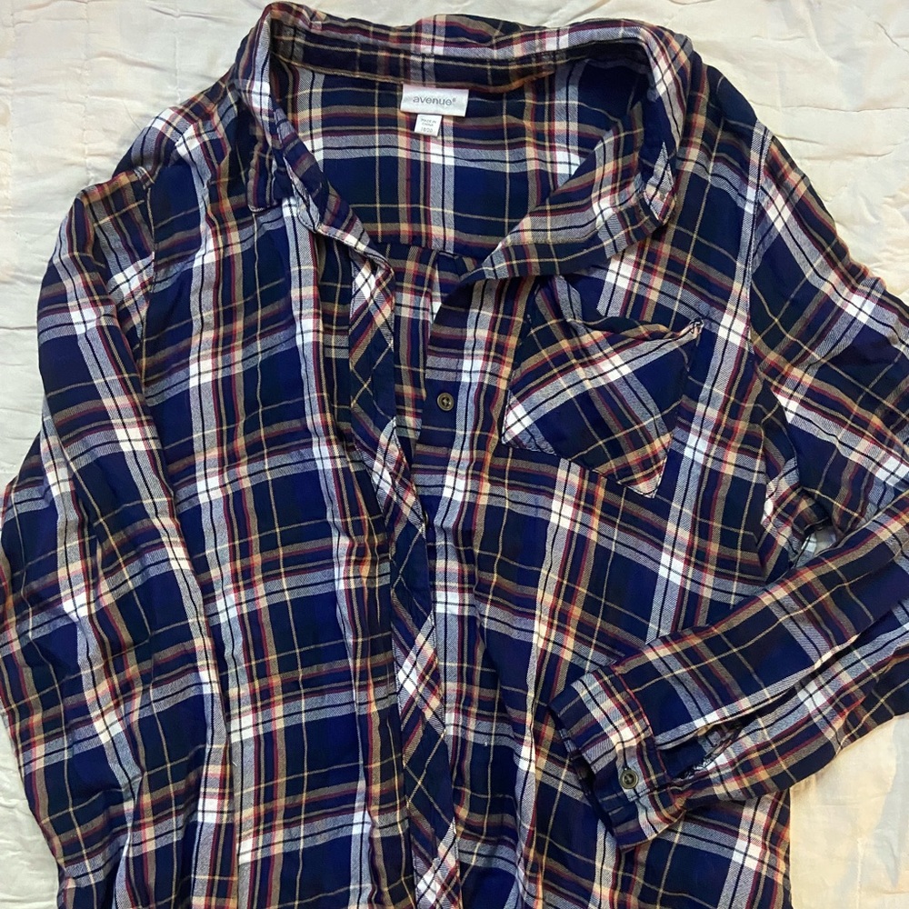 plaid shirt
